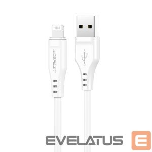 Kabelis Acefast Apple Lightning to USB 1.2m 2.4A MFI Cable White