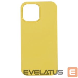 Nugarėlės dėklai Evelatus Apple iPhone 12 Pro Max Premium Soft Touch Silicone Case Yellow