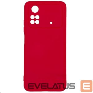 Nugarėlės dėklai Evelatus Xiaomi Poco X4 Pro 5G Premium Soft Touch Silicone Case Red