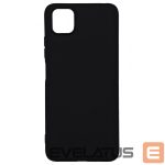 Nugarėlės dėklai Evelatus Samsung Galaxy A03 Nano Silicone Case Soft Touch TPU Black