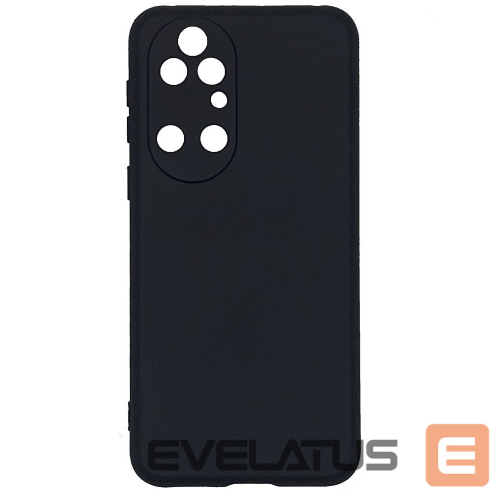 Nugarėlės dėklai Evelatus Huawei P50 Nano Silicone Case Soft Touch TPU Black