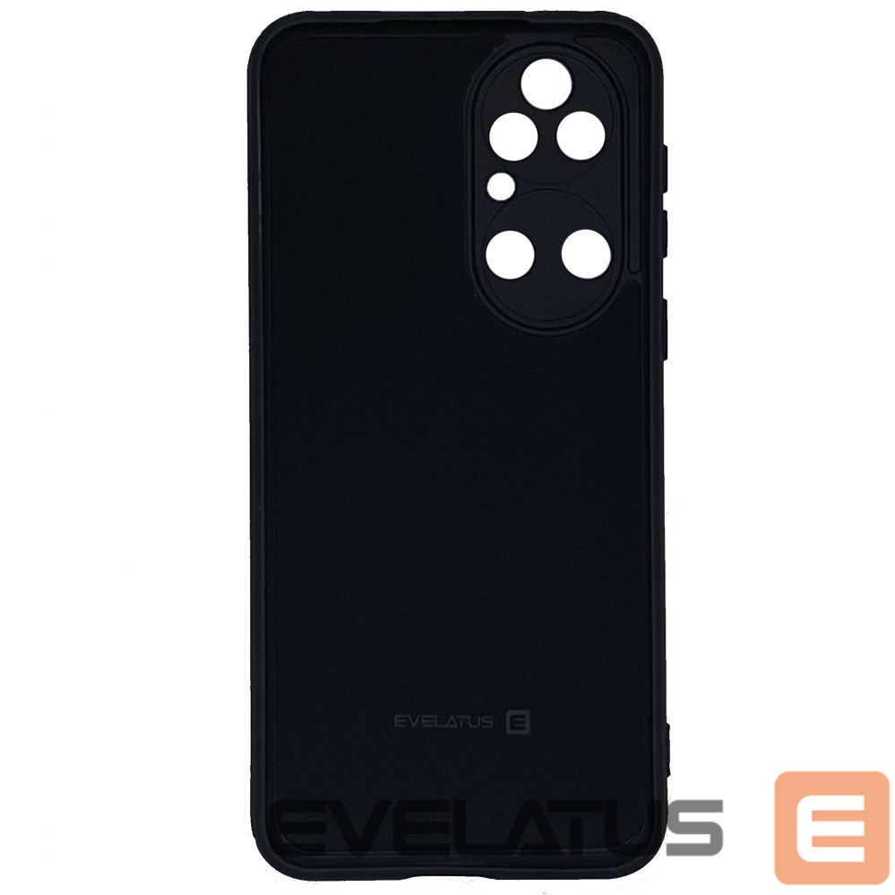 Nugarėlės dėklai Evelatus Huawei P50 Nano Silicone Case Soft Touch TPU Black