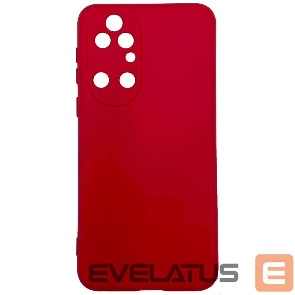 Nugarėlės dėklai Evelatus Huawei P50 Nano Silicone Case Soft Touch TPU Red