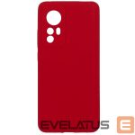 Nugarėlės dėklai Evelatus Xiaomi 12/12X Nano Silicone Case Soft Touch TPU Red