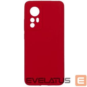 Nugarėlės dėklai Evelatus Xiaomi 12/12X Nano Silicone Case Soft Touch TPU Red