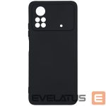 Nugarėlės dėklai Evelatus Xiaomi Poco M4 Pro Nano Silicone Case Soft Touch TPU Black