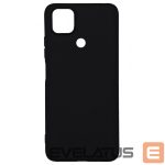 Nugarėlės dėklai Evelatus Xiaomi Redmi 9C / 10A 4G Nano Silicone Case Soft Touch TPU Black