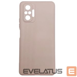 Nugarėlės dėklai Evelatus Xiaomi Redmi Note 10 Pro Nano Silicone Case Soft Touch TPU Beige