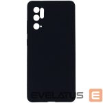 Nugarėlės dėklai Evelatus Xiaomi Redmi Note 10 5G Nano Silicone Case Soft Touch TPU Black