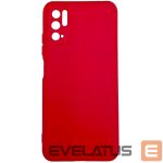Nugarėlės dėklai Evelatus Xiaomi Redmi Note 10 5G Nano Silicone Case Soft Touch TPU Red