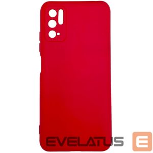 Nugarėlės dėklai Evelatus Xiaomi Redmi Note 10 5G Nano Silicone Case Soft Touch TPU Red