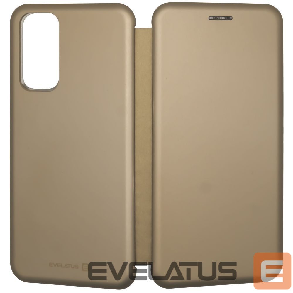 Knygos tipo dėklas dėklai Evelatus Xiaomi Poco M4 Pro 5G Book Case Gold