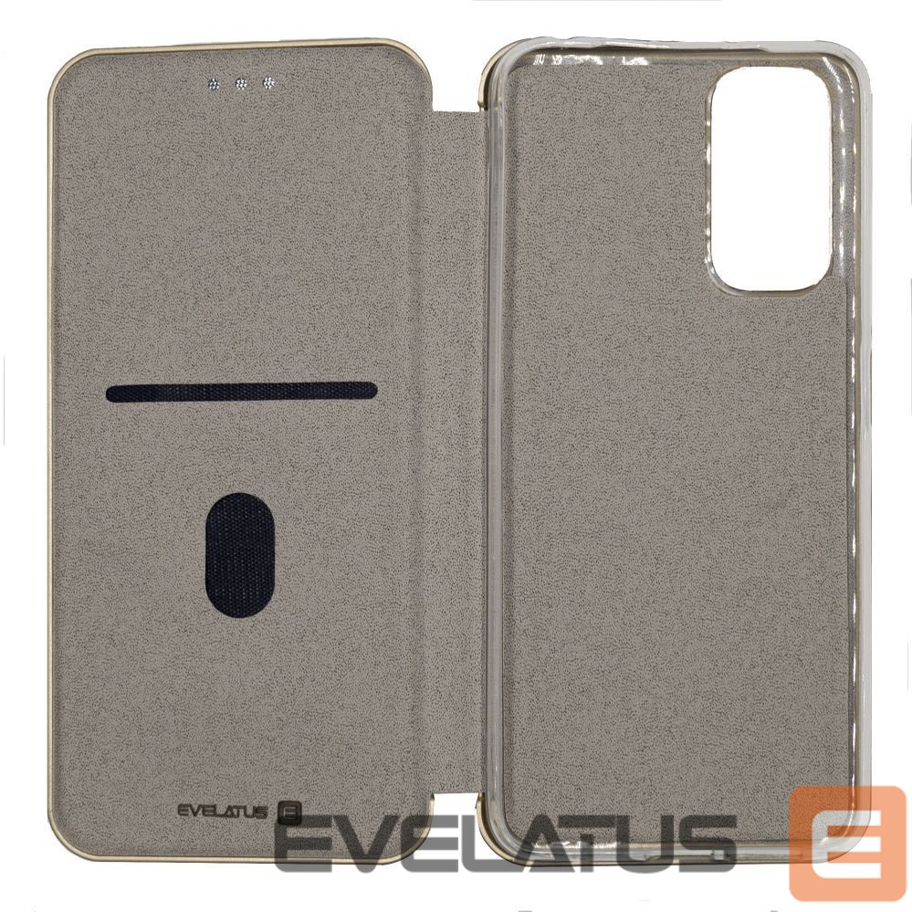 Knygos tipo dėklas dėklai Evelatus Xiaomi Poco M4 Pro 5G Book Case Gold