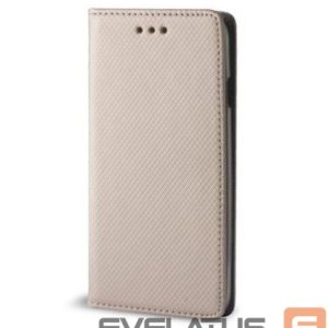 Knygos tipo dėklas dėklai iLike Xiaomi Smart Magnet case Redmi Note 11 Pro 4G / Note 11 Pro 5G Gold