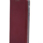 Knygos tipo dėklas dėklai iLike Xiaomi Smart Magnetic case Redmi Note 11 Pro 4G/ Note 11 Pro 5G Burgundy