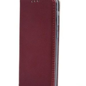 Knygos tipo dėklas dėklai iLike Xiaomi Smart Magnetic case Redmi Note 11 Pro 4G/ Note 11 Pro 5G Burgundy