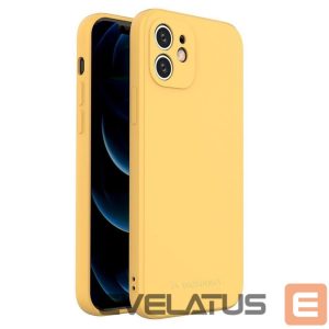 Nugarėlės dėklai Wozinsky Apple iPhone XS Max Silicone Case Yellow