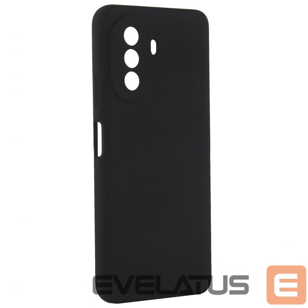 Nugarėlės dėklai Evelatus Huawei Nova Y70 Premium Soft Touch Silicone Case Black