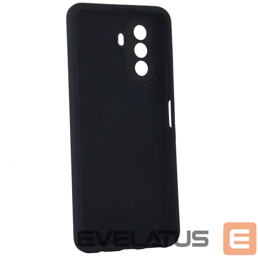 Nugarėlės dėklai Evelatus Huawei Nova Y70 Premium Soft Touch Silicone Case Black