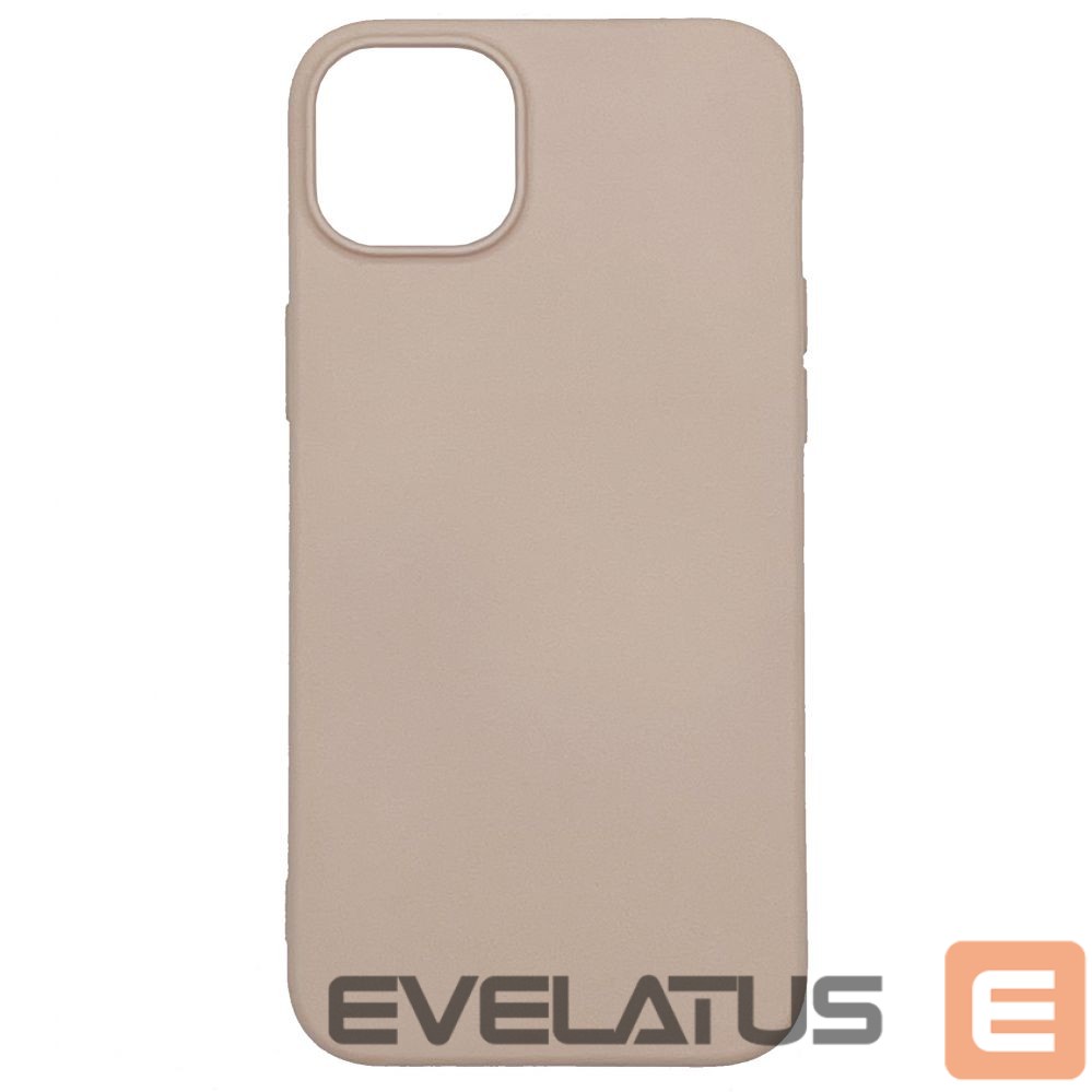 Nugarėlės dėklai Evelatus Apple iPhone 14 Plus 6.7 Nano Silicone Case Soft Touch TPU Beige