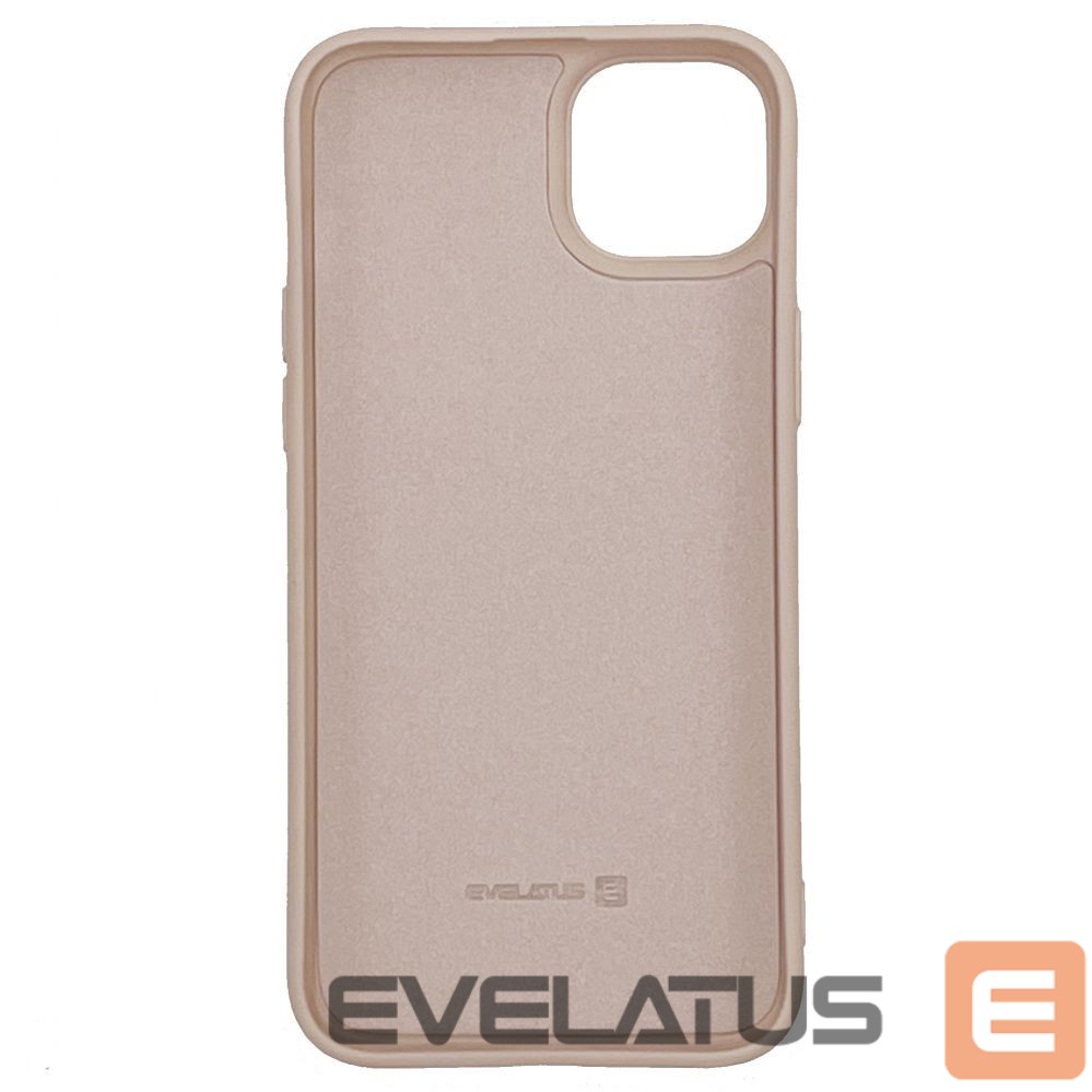 Nugarėlės dėklai Evelatus Apple iPhone 14 Plus 6.7 Nano Silicone Case Soft Touch TPU Beige