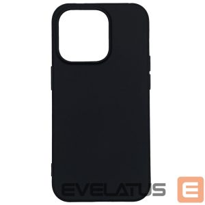 Nugarėlės dėklai Evelatus Apple iPhone 14 Pro 6.1 Nano Silicone Case Soft Touch TPU Black