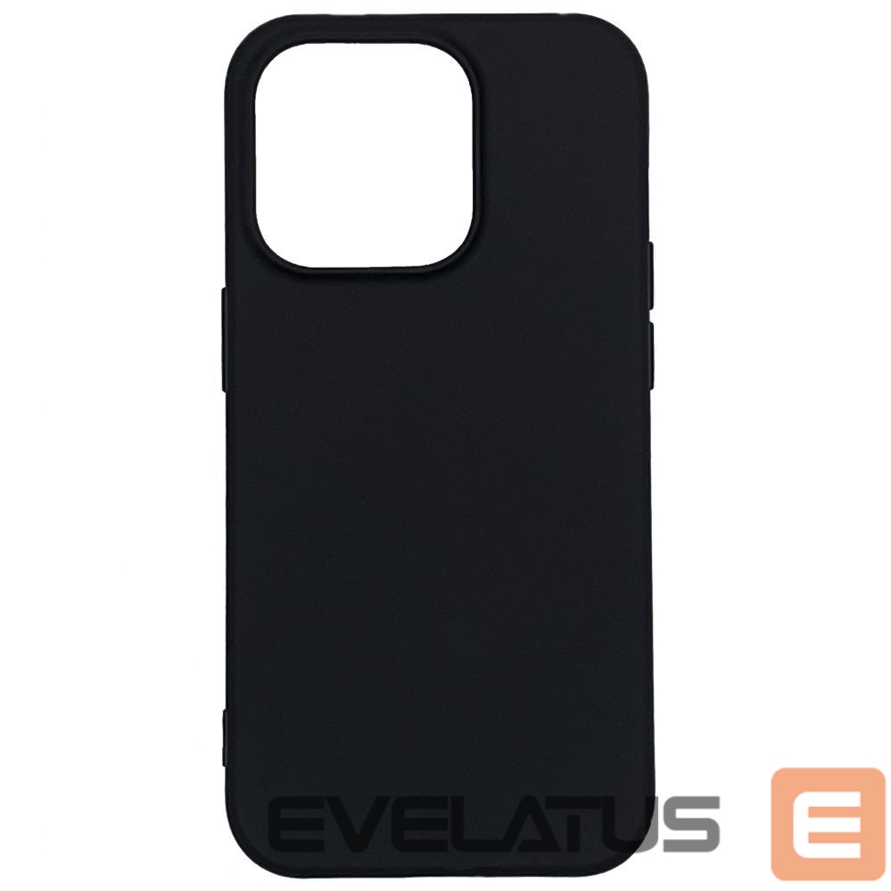 Nugarėlės dėklai Evelatus Apple iPhone 14 Pro 6.1 Nano Silicone Case Soft Touch TPU Black