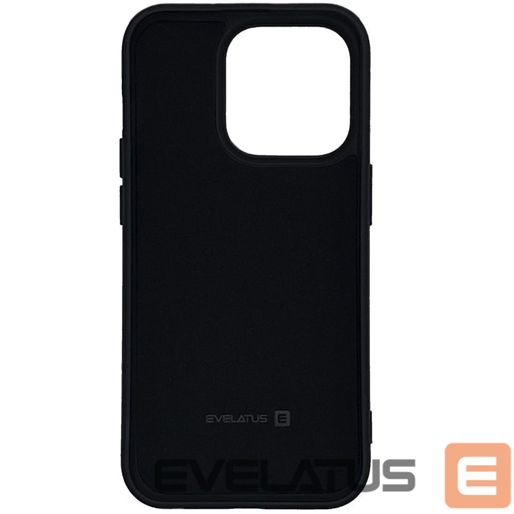 Nugarėlės dėklai Evelatus Apple iPhone 14 Pro 6.1 Nano Silicone Case Soft Touch TPU Black