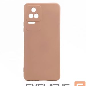 Nugarėlės dėklai Evelatus Xiaomi POCO F4 Nano Silicone Case Soft Touch TPU Beige