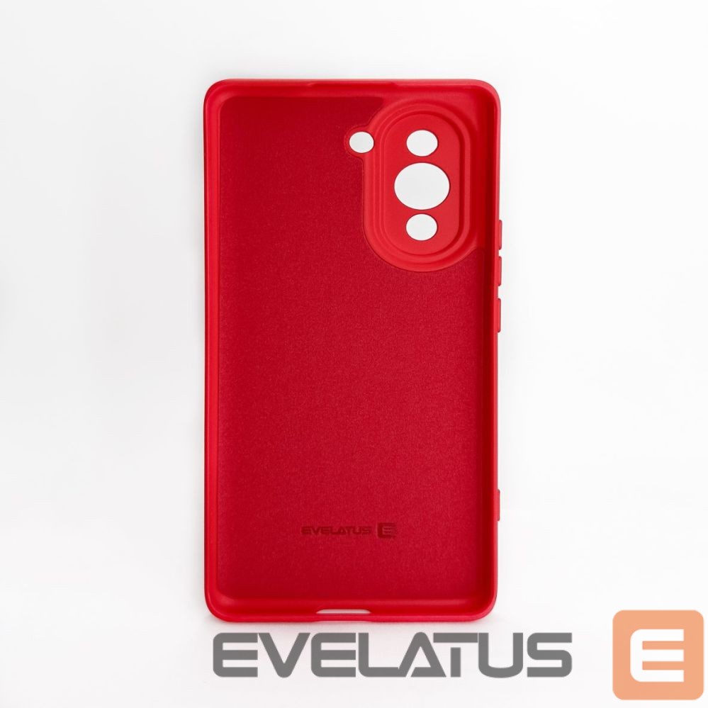 Nugarėlės dėklai Evelatus Huawei Nova 10 Pro Nano Silicone Case Soft Touch TPU Red