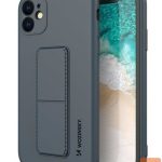 Nugarėlės dėklai iLike Samsung Galaxy A22 5G Kickstand Case Silicone Stand Cover
