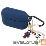 Dėklai ausinėms iLike Apple Case for Airpods 3 dark blue with pendant Blue