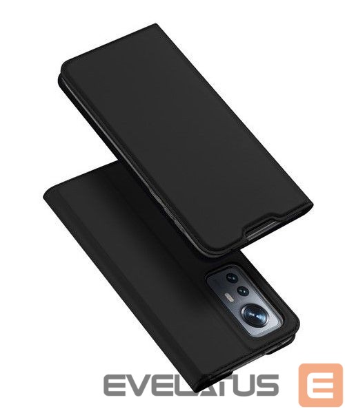 Knygos tipo dėklas dėklai Dux Ducis Xiaomi 12X / 12 Skin Pro Holster Cover Flip Black