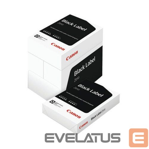Eksploatacinės medžiagos spausdintuvams Canon CANON Black Label Zero FSC 80g 5x500shts