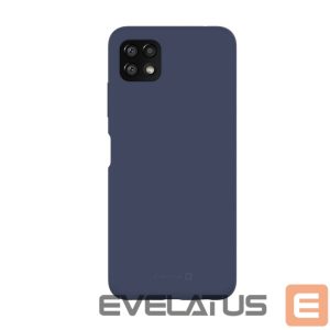 Nugarėlės dėklai Evelatus Samsung Galaxy A22 5G Premium Soft Touch Silicone Case Midnight Blue