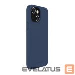 Nugarėlės dėklai Evelatus Apple iPhone 14 Plus Genuine Leather Case with MagSafe Blue