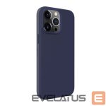 Nugarėlės dėklai Evelatus Apple iPhone 14 Pro Max Genuine Leather case with MagSafe Blue