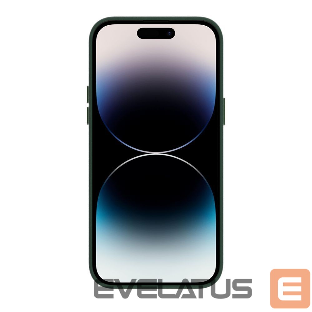 Nugarėlės dėklai Evelatus Apple iPhone 14 Pro Max Genuine Leather case with MagSafe Dark Green