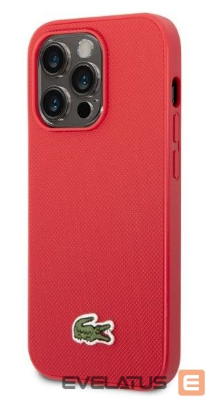 Nugarėlės dėklai Lacoste Apple Phone 14 Pro Iconic Petit Pique Logo Case Red