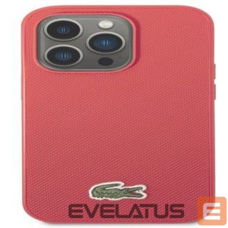 Nugarėlės dėklai Lacoste Apple Phone 14 Pro Iconic Petit Pique Logo Case Red