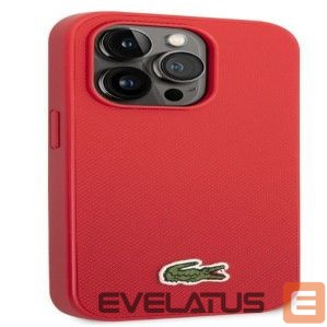 Nugarėlės dėklai Lacoste Apple Phone 14 Pro Iconic Petit Pique Logo Case Red