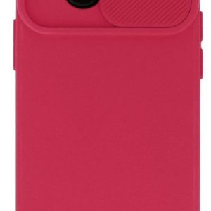 Nugarėlės dėklai iLike Apple iPhone 14 Pro Camshield Soft Dark Cherry