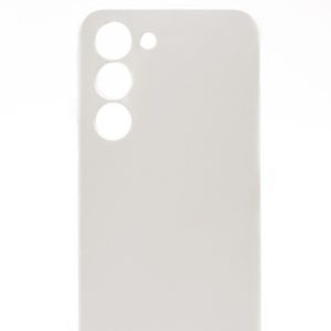 Nugarėlės dėklai Evelatus Samsung Galaxy S23 Premium Soft Touch Silicone Case White