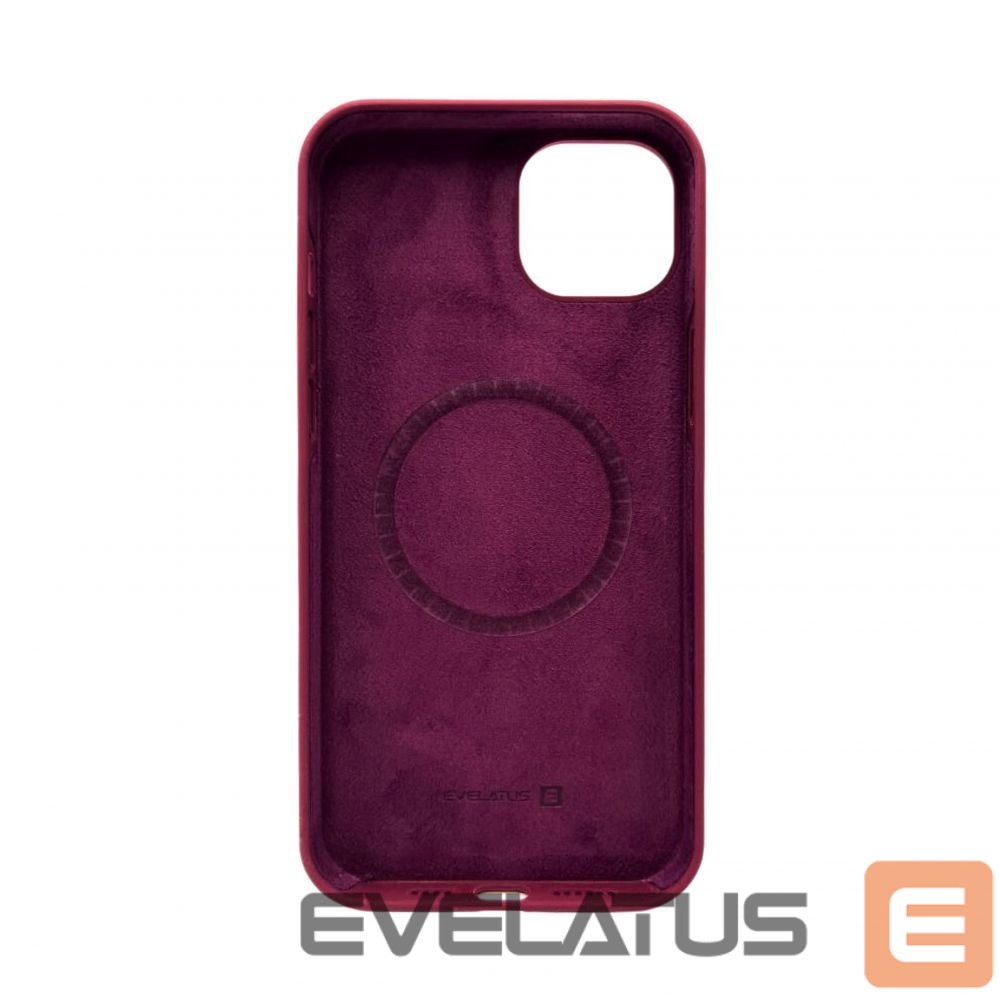 Nugarėlės dėklai Evelatus Apple iPhone 14 Plus Premium Magsafe Soft Touch Silicone Case Plum