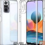 Nugarėlės dėklai Evelatus Xiaomi Redmi 11 Prime 5G Clear Silicone Case 1.5mm TPU Transparent