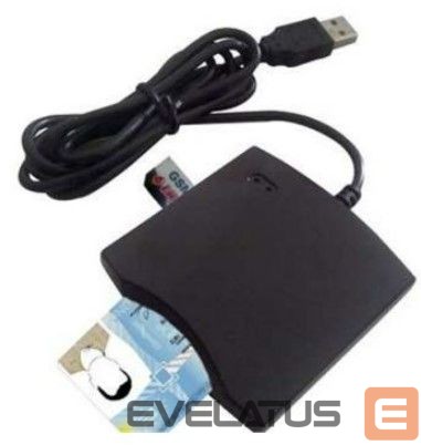 Adapteris Transcend SMART CARD READER USB PC/SC Black