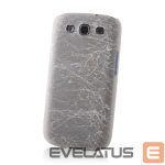 Nugarėlės dėklai Samsung  I9300 Galaxy S3 Plastic Glow White