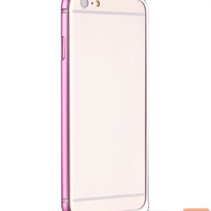 Nugarėlės dėklai Apple  Apple iPhone 6 / 6S  Blade Series Hippocampal Buckle Metal Bumper HI-T025 Pink