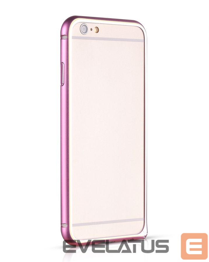 Nugarėlės dėklai Apple Apple iPhone 6 / 6S Blade Series Hippocampal Buckle Metal Bumper HI-T025 Pink