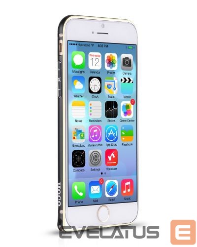 Nugarėlės dėklai Hoco Apple iPhone 6 / 6S Blade series Hippocampal Buckle Metal Bumper HI-T025 black